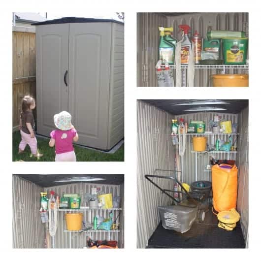 Shed and Rubbermaid