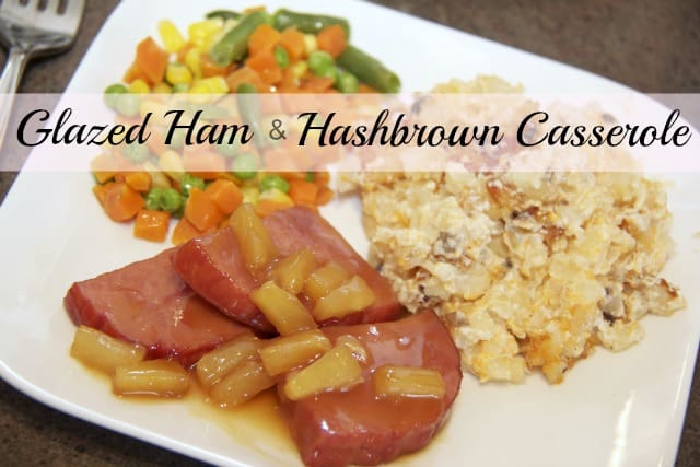 glazed ham hashbrown casserole recipe