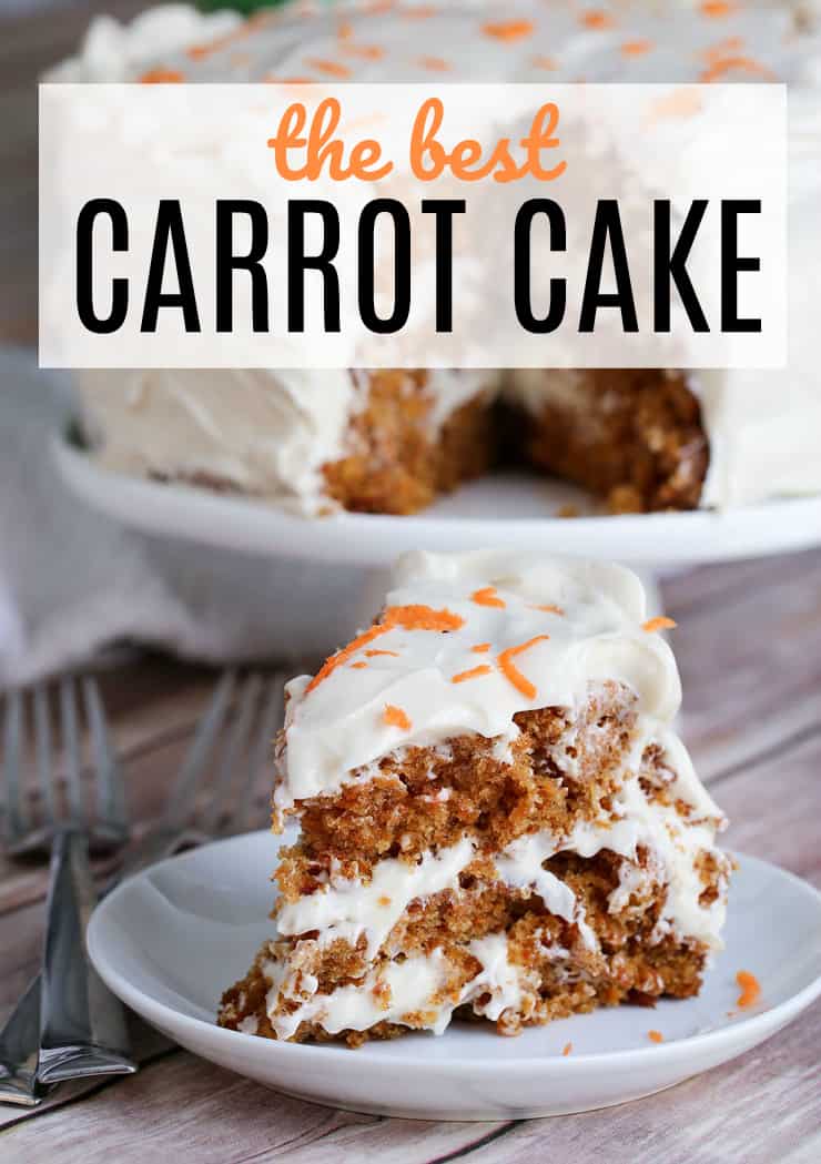 A piece of cake on a plate, with Carrot cake