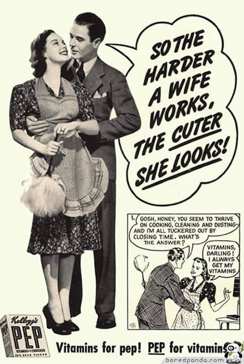 vintage ad, funny