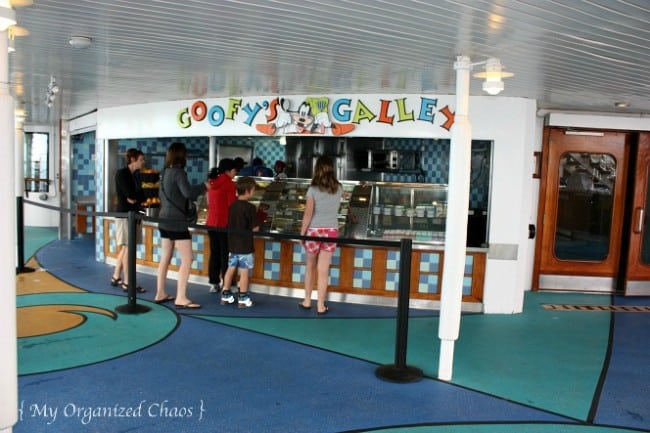 Goofy's Galley Disney Wonder Cruise Lines