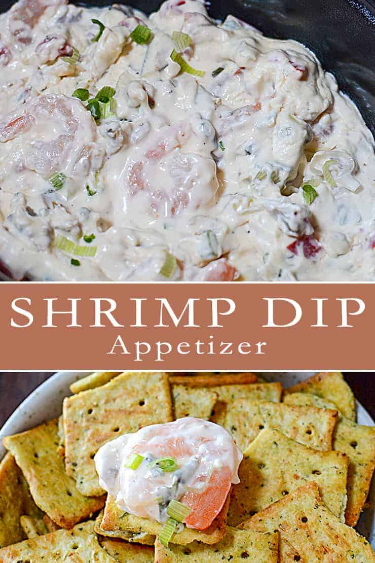 Hot Shrimp Dip is one of my favourite appetizer dip recipes. It's a creamy, cheesy, seafood perfection in every bite.