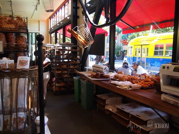 A store filled with lots of food on a table, with San Francisco and Travel