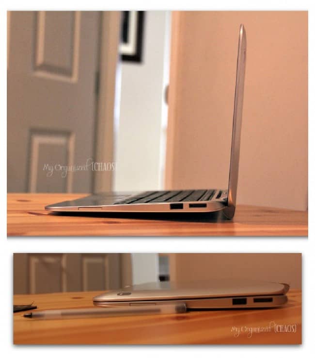 HP Envy x2 tablet laptop size