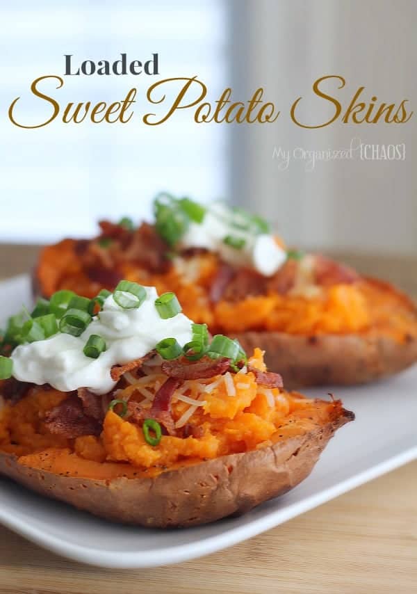 Loaded Sweet Potato Skins