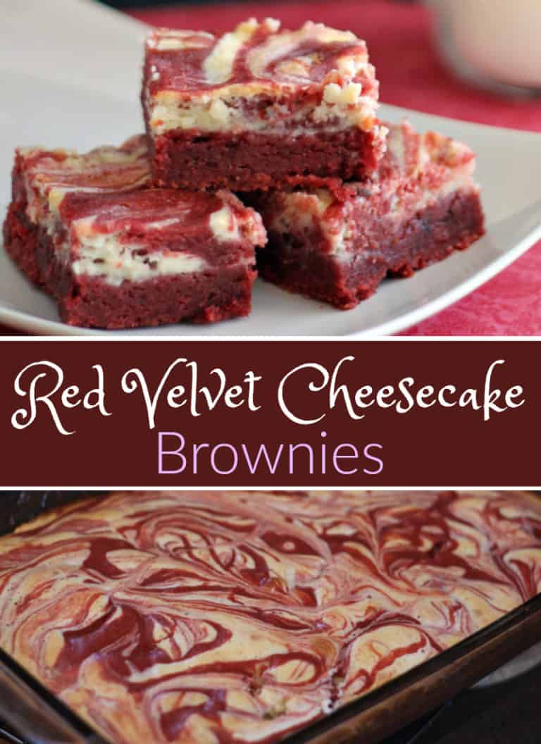 Red Velvet Cheesecake Brownies
