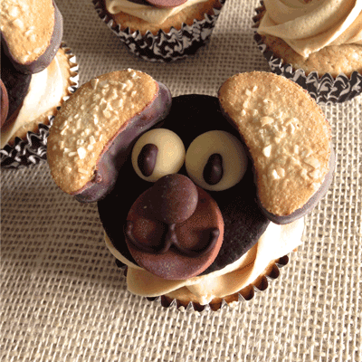 Puppy-Decorated-Cupcakes