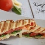 A sandwich sitting on top of a plate, with Panini