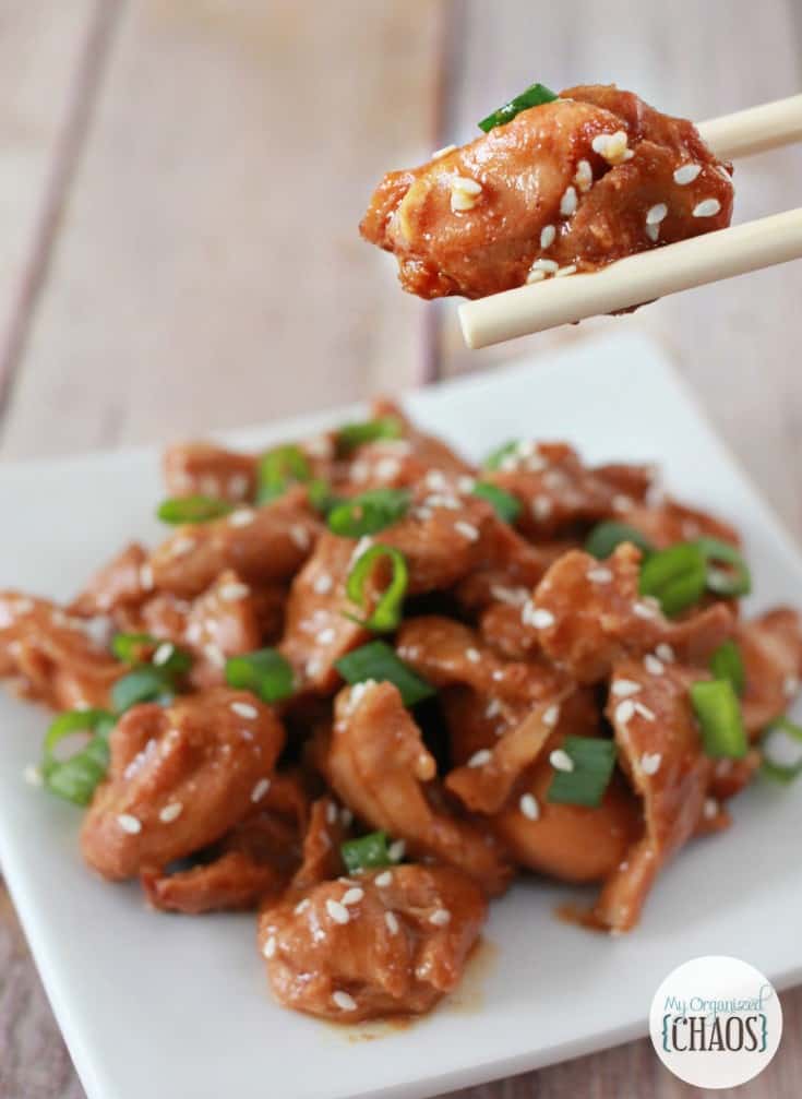 The best Slow Cooker Orange Chicken recipe calls for few ingredients - and is a little sticky, a tad sweet and full of comforting flavour!