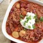 Roasted Garlic Chili 30 Minute Skillet