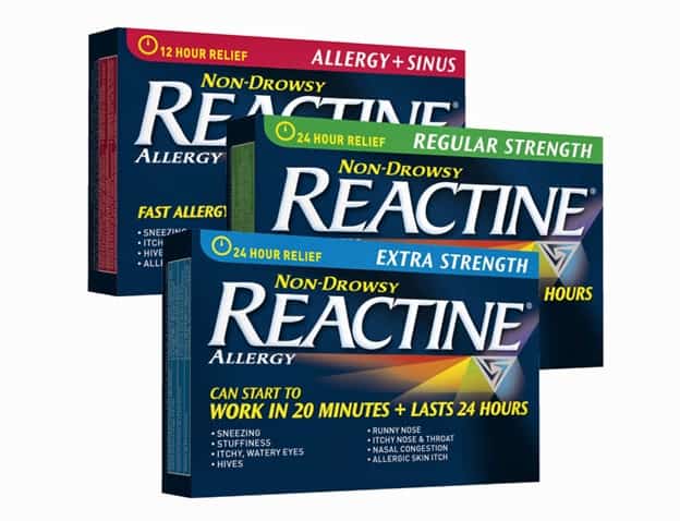 Reactine canada allergy medication