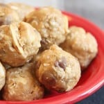 Crunchy Chocolate Chip Peanut Butter Snack Bites