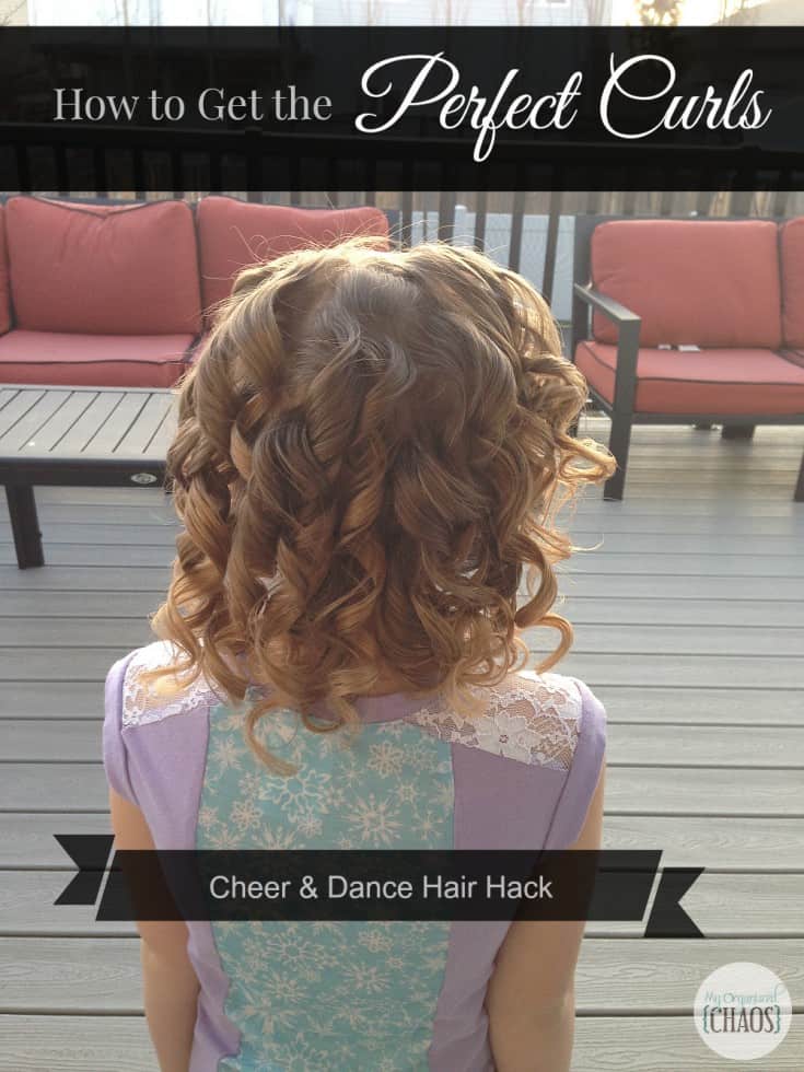 perfect curls cheer and dance hair hack