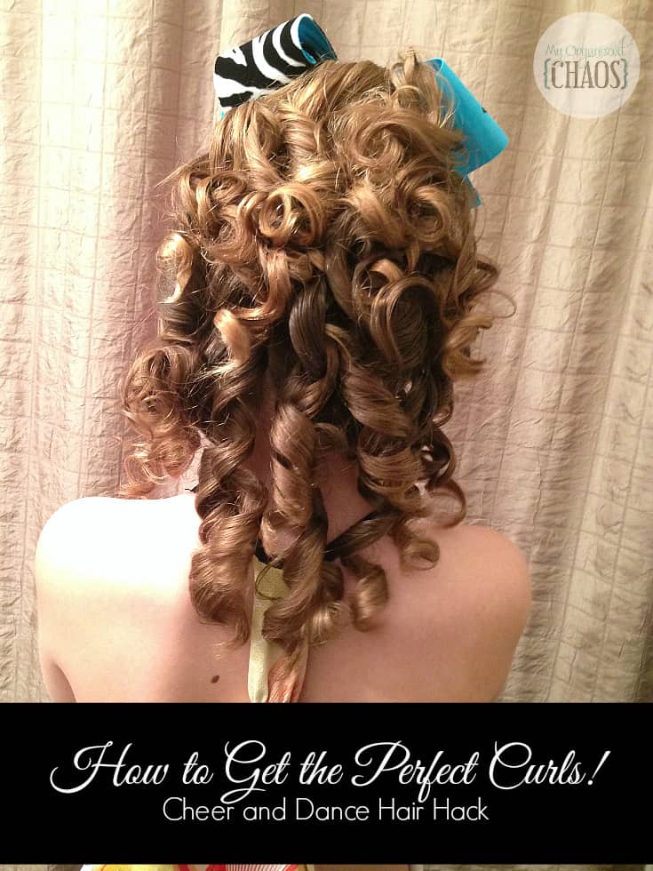 perfect ringlet curls cheer and dance hair hack
