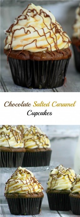 Chocolate Salted Caramel Cupcake