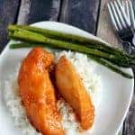 Slow Cooker Apricot Chicken glazed recipe