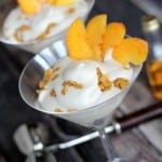 Boozy Peaches n' Cream Parfait recipe