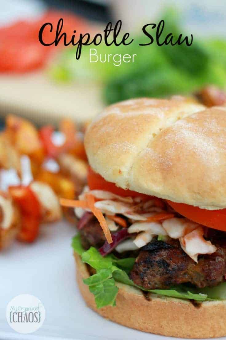 Chipotle Slaw Burger