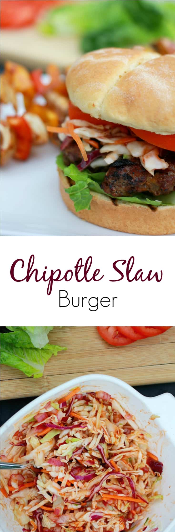 Chipotle Slaw Burger recipe
