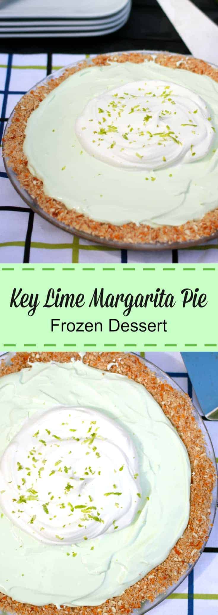 Key Lime Margarita Pie frozen dessert recipe