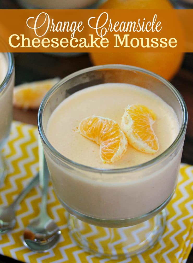 Orange Creamsicle Cheesecake Mousse