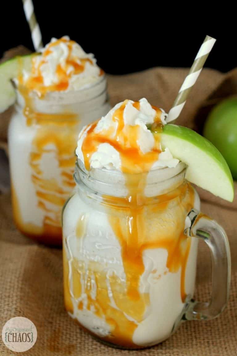 Caramel Apple Milkshake easy recipe