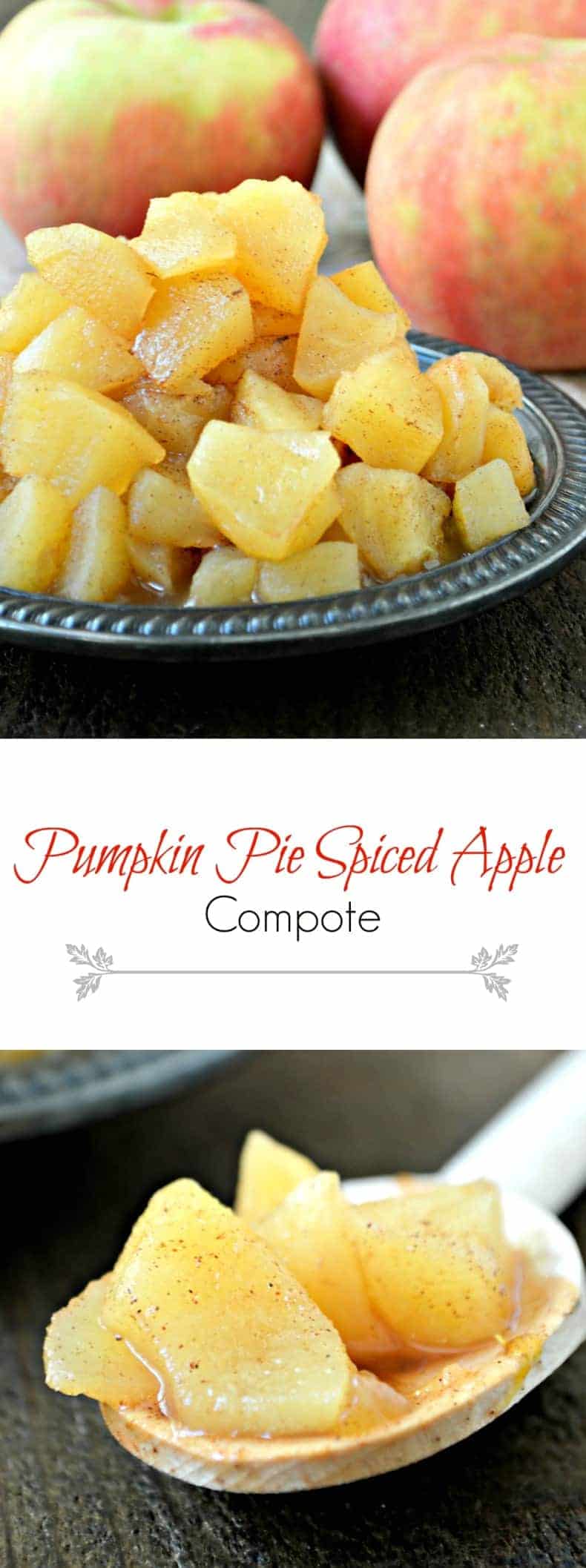 pumpkin pie spiced apple compote recipe