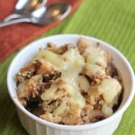 slow cooker apple crisp vanilla sauce
