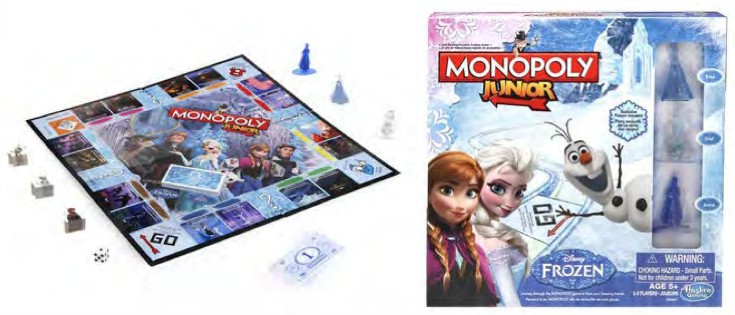 MONOPOLY JUNIOR Disney Frozen Edition Game
