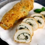 Pesto Cheese Stuffed Chicken Rolls