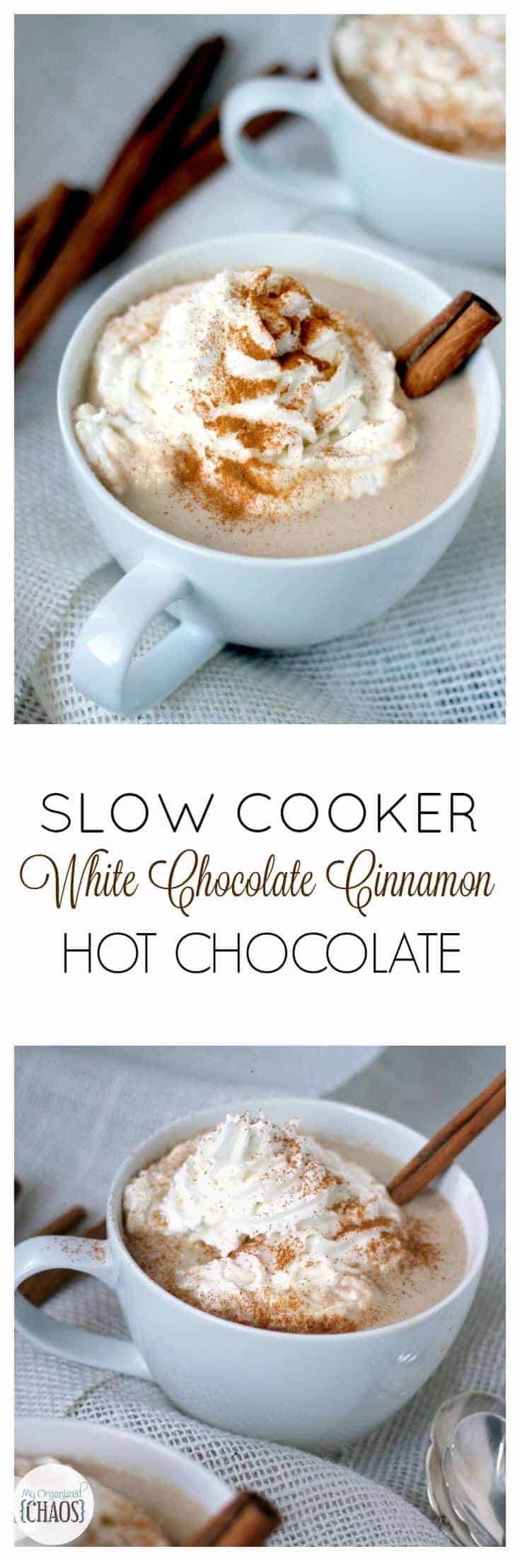 White Hot Chocolate Slow Cooker recipe