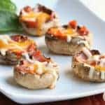 pepperoni pizza stuffed mushrooms recipe