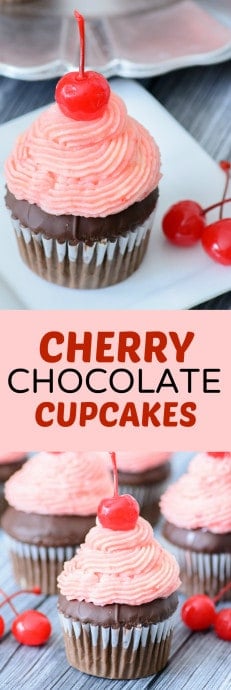 cherry chocolate cupcakes recipe