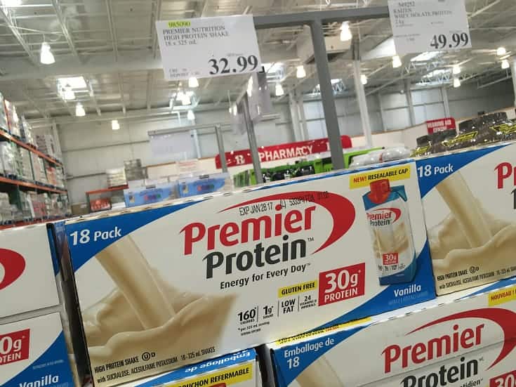 Premier Protein Vanilla Shakes at Costco Canada