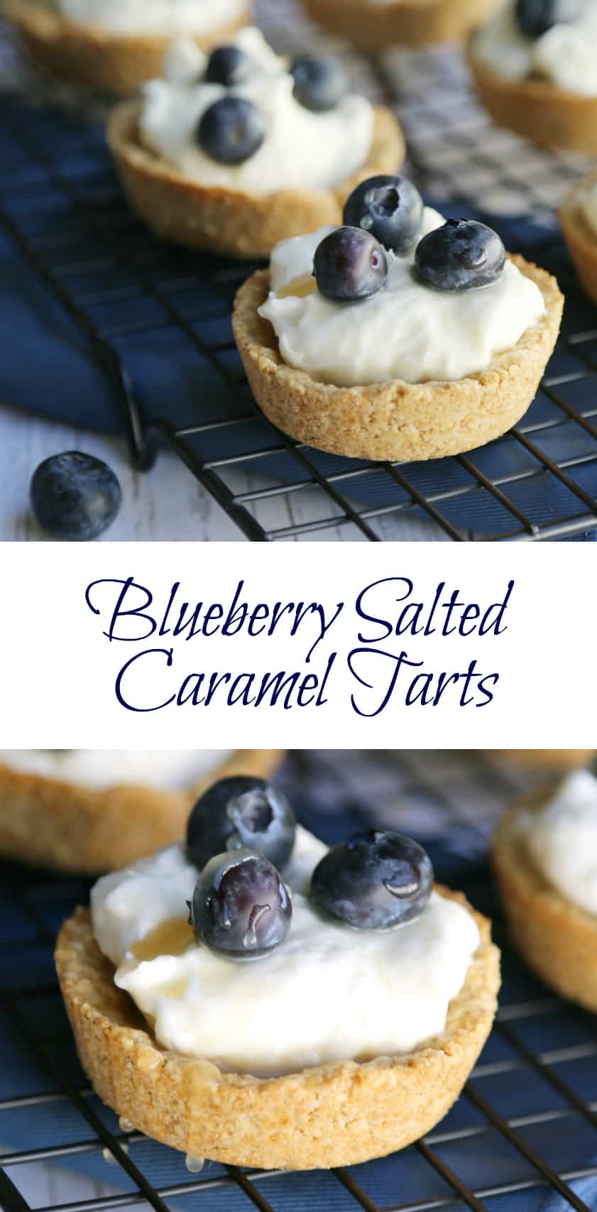 blueberry salted caramel tarts recipe