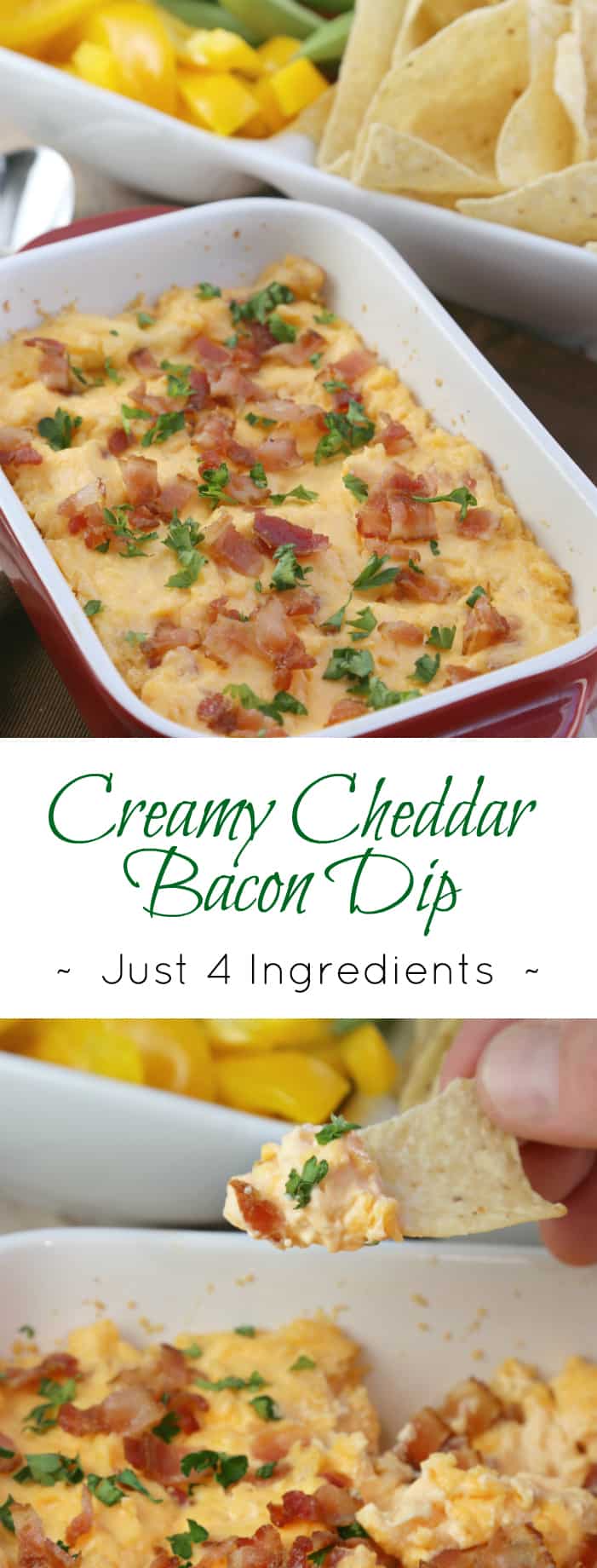 creamy cheddar bacon dip recipe
