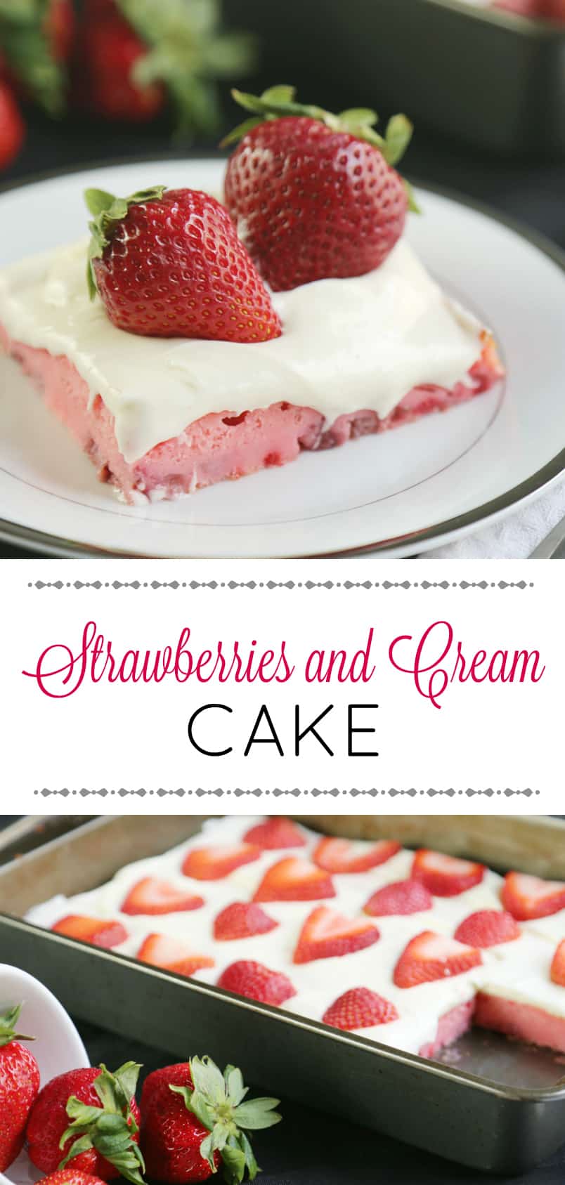 strawberries and cream cake recipe