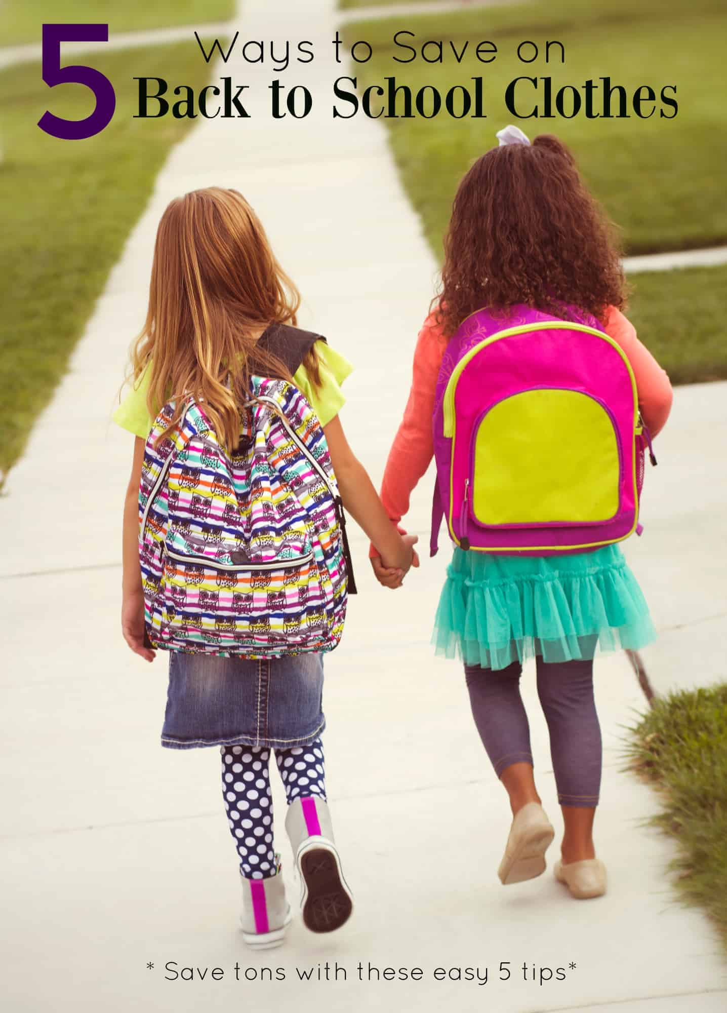 5 Ways to Save on Back to School Clothes