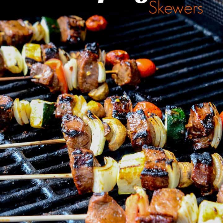 Spicy beef, a load of fresh vegetable and seasonings to perfect make this Spicy Beef Skewers recipe fantastic!