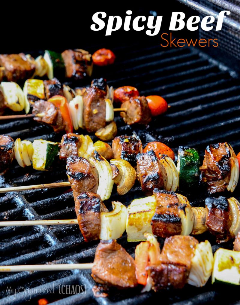 Delicious Spicy Beef Skewers