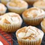 A tray of food, with Muffin