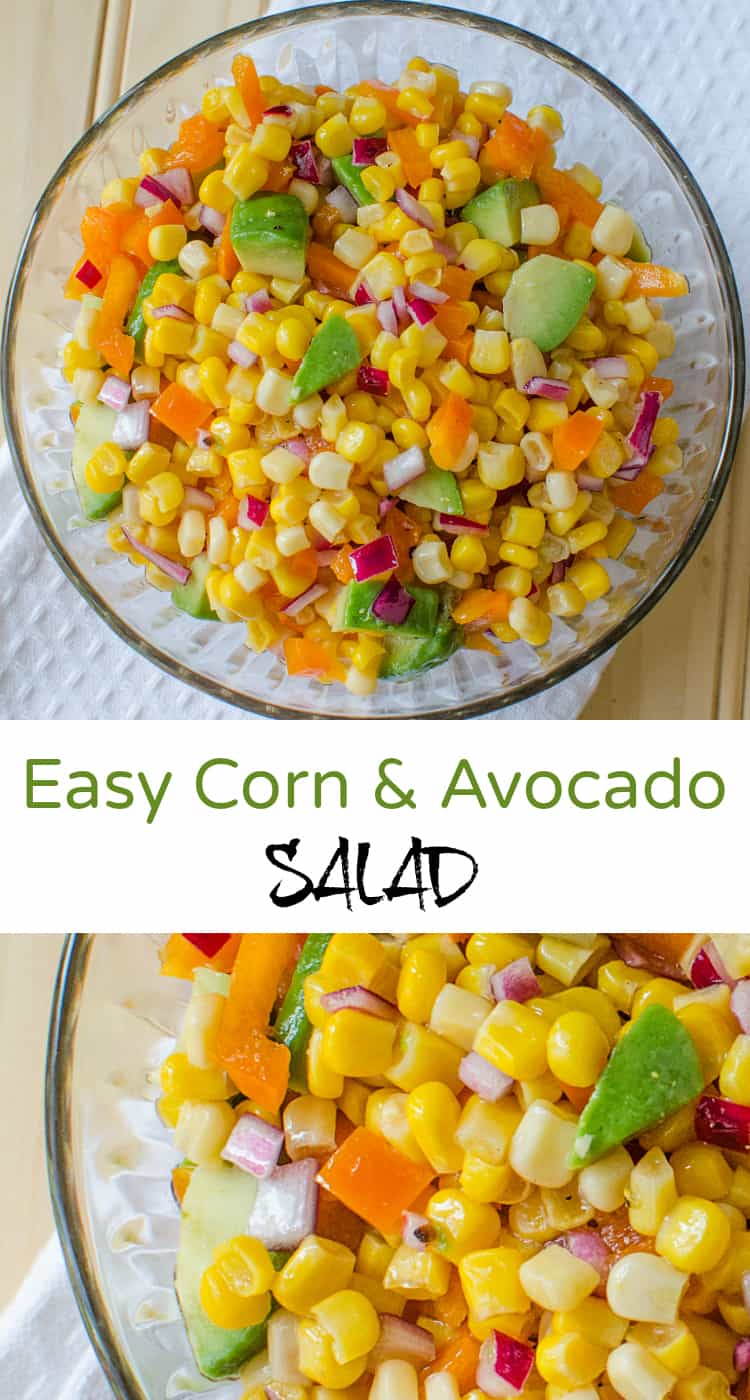 Easy Corn and Avocado Salad recipe side dish