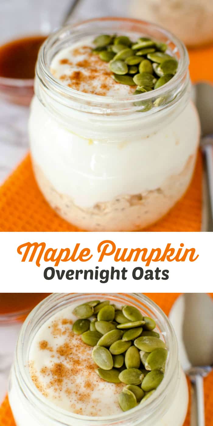 Maple Pumpkin Overnight Oats Recipe