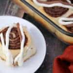 Reese Cinnamon Buns with cream cheese frosting