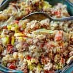 bowl of food, with Unstuffed Cabbage Rolls