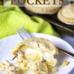 Chicken Cordon Bleu Pockets easy recipe