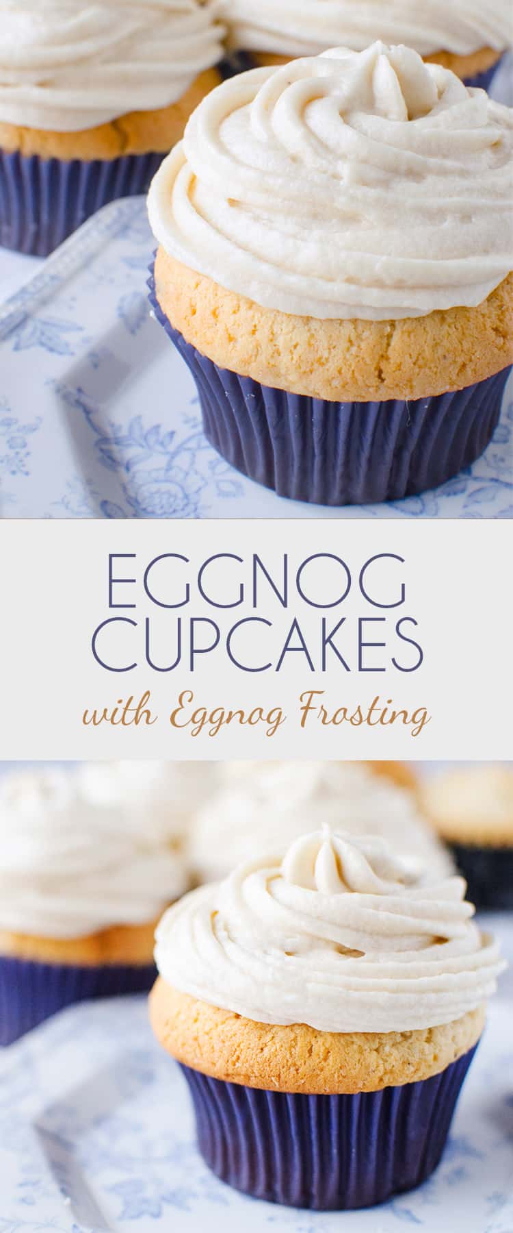 easy to make Eggnog Cupcakes with Eggnog Frosting recipe