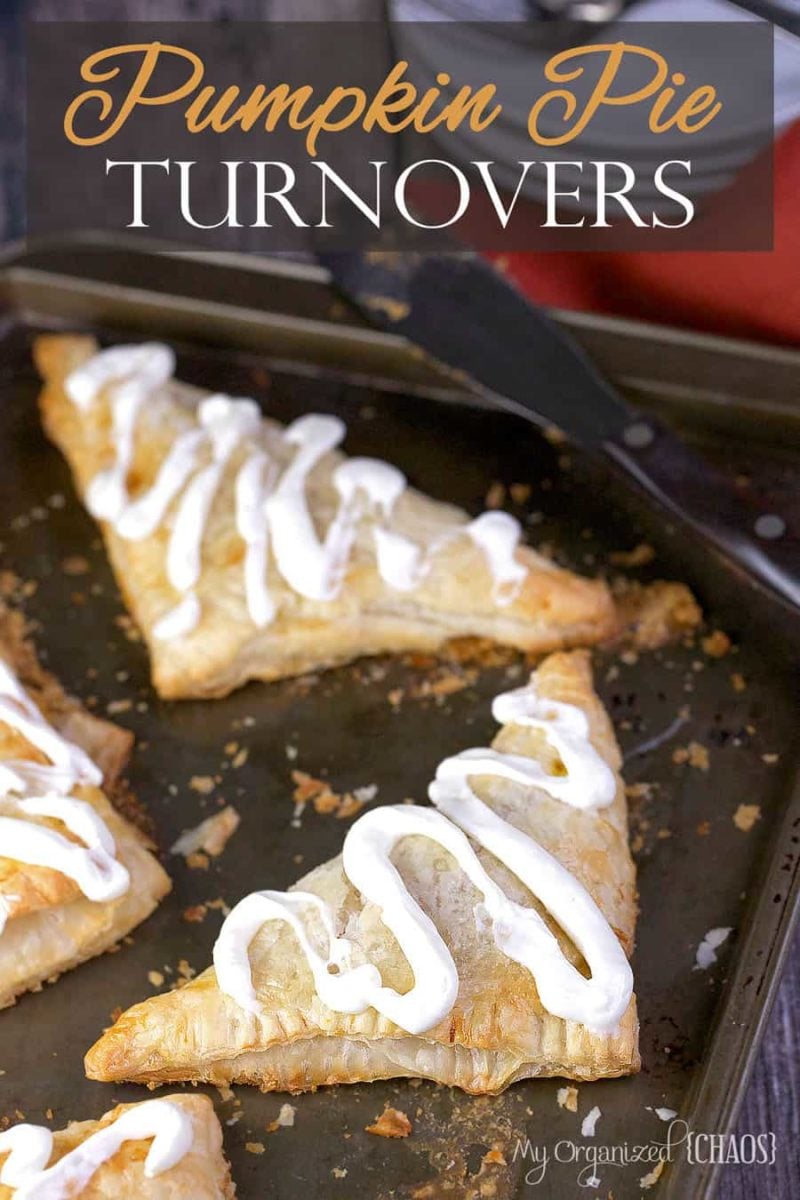 pumpkin pie turnovers cream cheese icing recipe