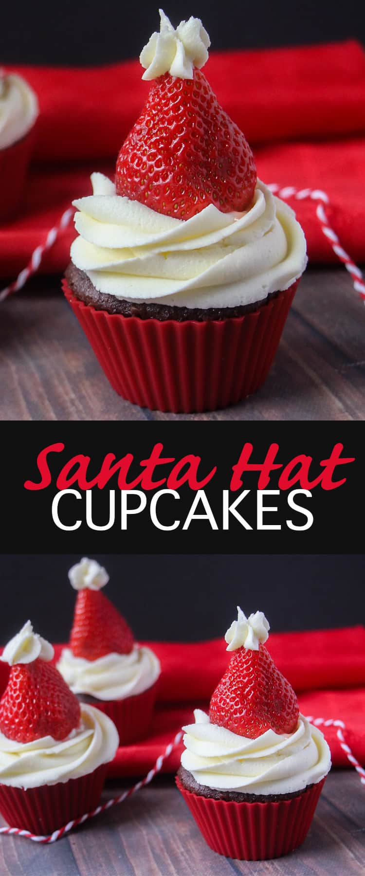 Santa Hat Cupcakes Recipe