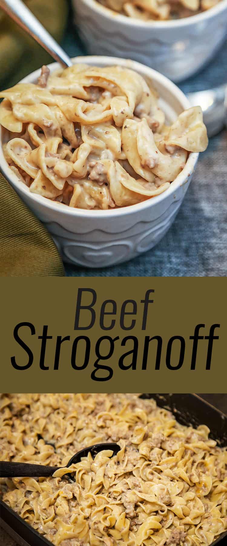 simple and easy Beef Stroganoff recipe